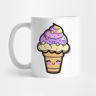 Kawaii Funny Cute Ice Cream Mug